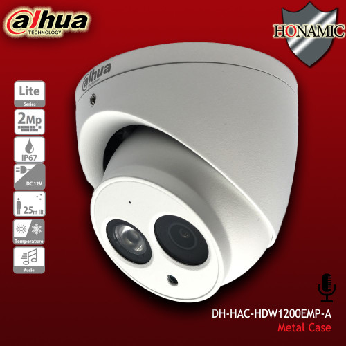 دوربین داهوا 2 مگ میکرفون دار بدنه فلزی DH-HAC-HDW1200EMP-A